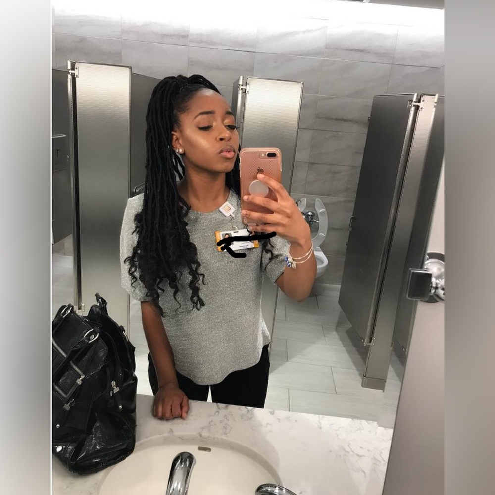 H&M Gray Blouse